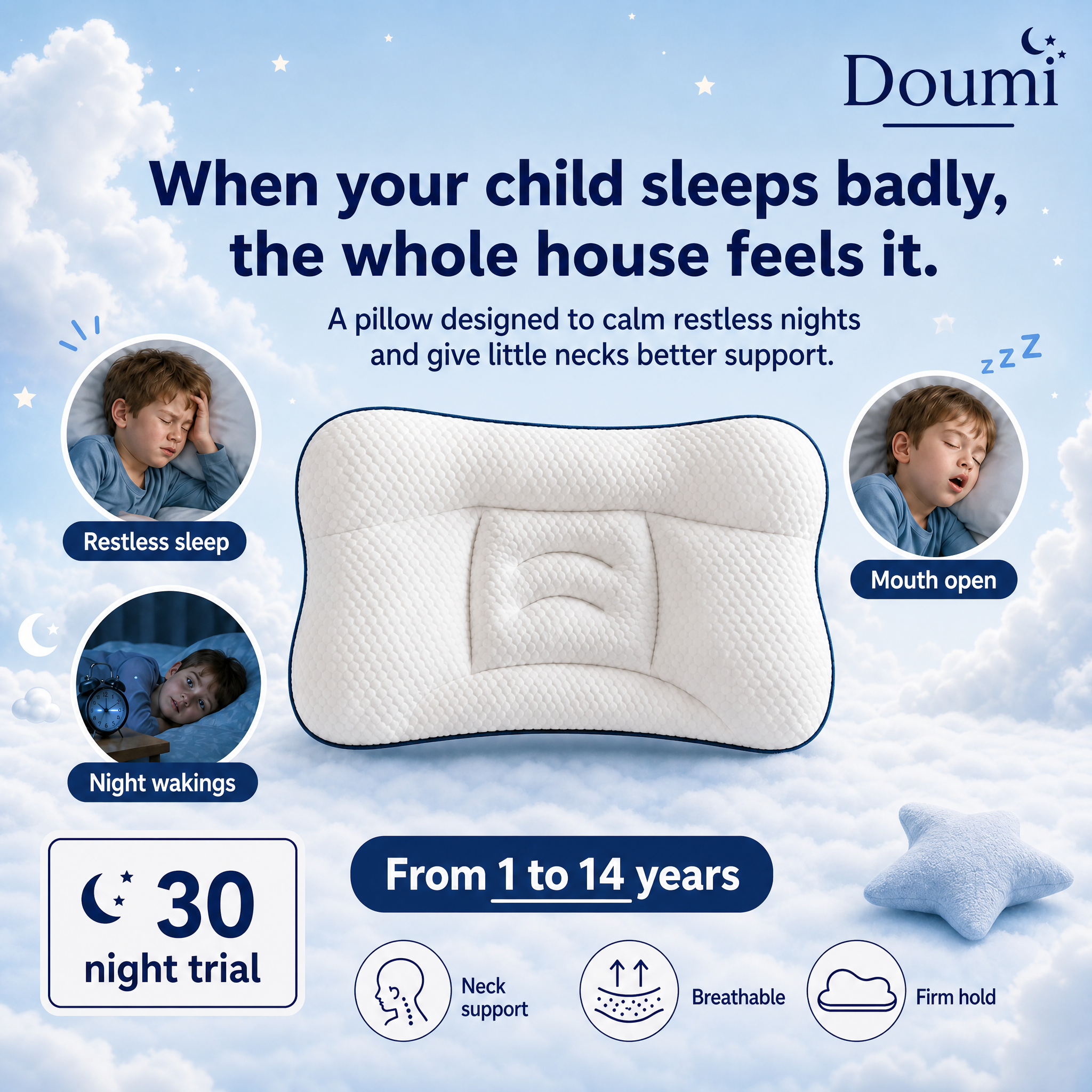 Doumi™ | Deep Sleep. Happy Mornings. From Night One.